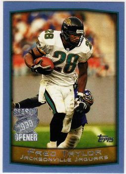1999 Topps Season Opener #10 Fred Taylor Front