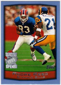 1999 Topps Season Opener #11 Andre Reed Front