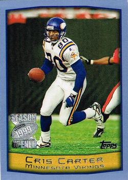 1999 Topps Season Opener #51 Cris Carter Front