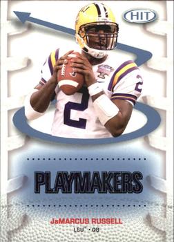 2007 SAGE HIT - Playmakers Blue #P2 JaMarcus Russell Front