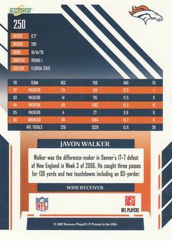 2007 Score - Atomic #250 Javon Walker Back