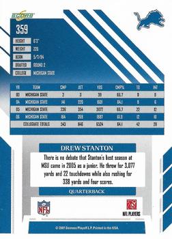 2007 Score - Atomic #359 Drew Stanton Back