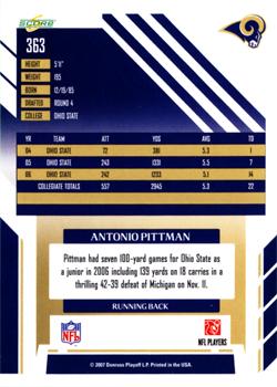 2007 Score - Updates #363 Antonio Pittman Back
