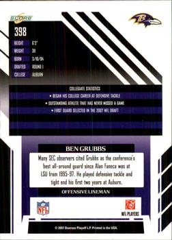 2007 Score - Updates #398 Ben Grubbs Back