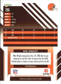 2007 Score - Updates #296 Eric Wright Back