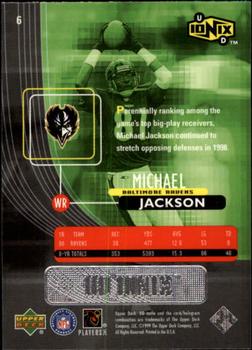 1999 UD Ionix #6 Michael Jackson Back