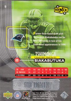 1999 UD Ionix #9 Tim Biakabutuka Back