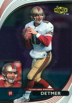 1999 UD Ionix #14 Ty Detmer Front