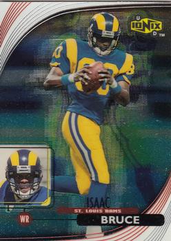 1999 UD Ionix #47 Isaac Bruce Front