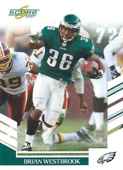 2007 Score - Glossy #19 Brian Westbrook Front