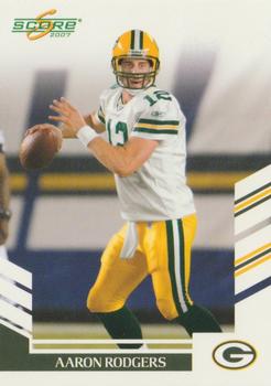2007 Score - Glossy #61 Aaron Rodgers Front
