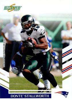 2007 Score - Glossy #160 Donte Stallworth Front