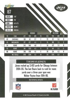 2007 Score - Glossy #167 Thomas Jones Back