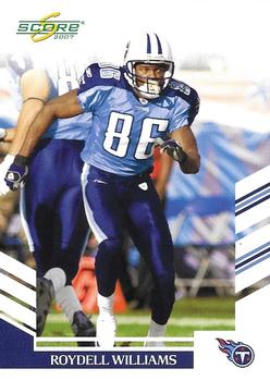 2007 Score - Glossy #247 Roydell Williams Front