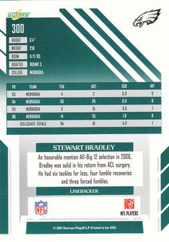 2007 Score - Glossy #300 Stewart Bradley Back