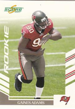 2007 Score - Glossy #352 Gaines Adams Front
