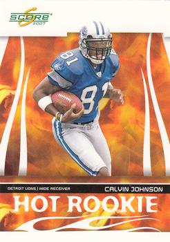 2007 Score - Hot Rookies #HR-5 Calvin Johnson Front