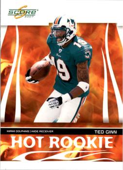 2007 Score - Hot Rookies #HR-6 Ted Ginn Front