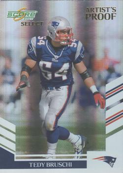 2007 Score Select - Artist's Proof #165 Tedy Bruschi Front