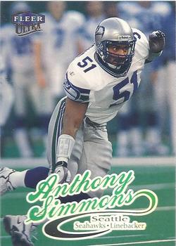 1999 Ultra #58 Anthony Simmons Front