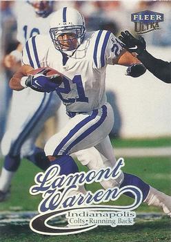 1999 Ultra #130 Lamont Warren Front