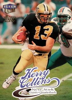 1999 Ultra #155 Kerry Collins Front