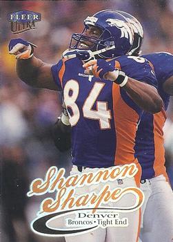 1999 Ultra #222 Shannon Sharpe Front