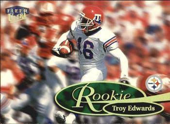 1999 Ultra #285R Troy Edwards Front