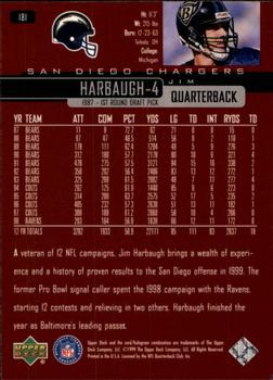 1999 Upper Deck #181 Jim Harbaugh Back