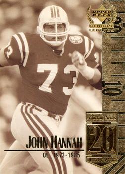 1999 Upper Deck Century Legends #20 John Hannah Front