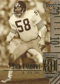1999 Upper Deck Century Legends #30 Jack Lambert Front