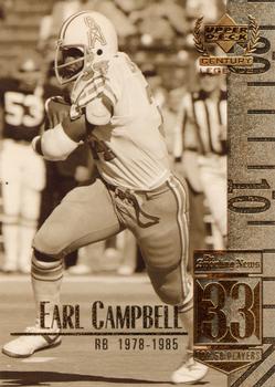 1999 Upper Deck Century Legends #33 Earl Campbell Front
