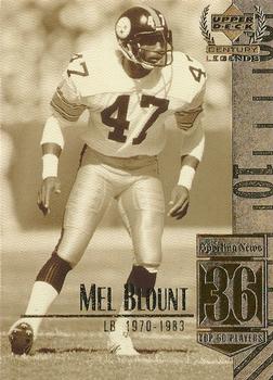 1999 Upper Deck Century Legends #36 Mel Blount Front