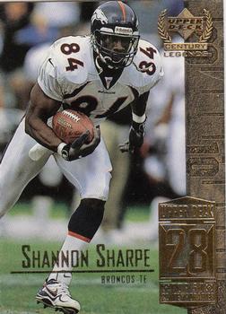 1999 Upper Deck Century Legends #78 Shannon Sharpe Front