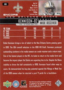 1999 Upper Deck Encore #108 Eddie Kennison Back
