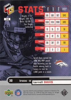 1999 Upper Deck HoloGrFX #14 Terrell Davis Back