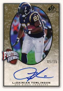 2007 SP Chirography - Football Heroes Autographs Gold #FH-LT LaDainian Tomlinson Front