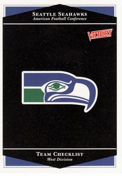 1999 Upper Deck Victory #244 Seattle Seahawks Checklist Front