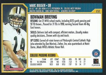 2000 Bowman #232 Marc Bulger Back