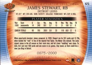 2000 Collector's Edge Masters #65 James Stewart Back