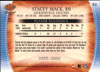 2000 Collector's Edge Masters #82 Stacey Mack Back