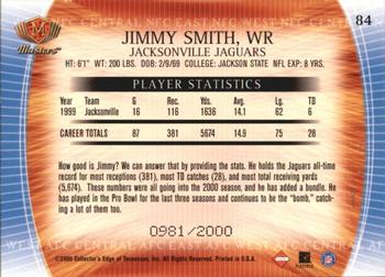 2000 Collector's Edge Masters #84 Jimmy Smith Back