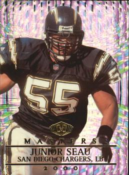 2000 Collector's Edge Masters #163 Junior Seau Front