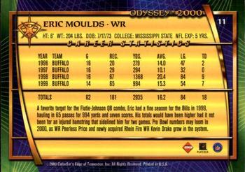 2000 Collector's Edge Odyssey #11 Eric Moulds Back