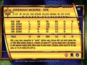 2000 Collector's Edge Odyssey #35 Herman Moore Back