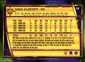 2000 Collector's Edge Odyssey #88 Mike Alstott Back