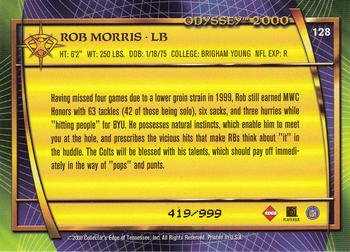 2000 Collector's Edge Odyssey #128 Rob Morris Back
