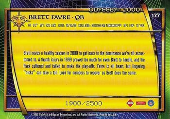 2000 Collector's Edge Odyssey #177 Brett Favre Back