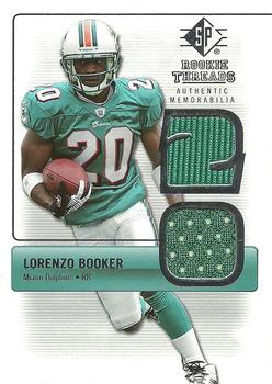 2007 SP Rookie Threads - Rookie Threads Silver #RT-LB Lorenzo Booker Front