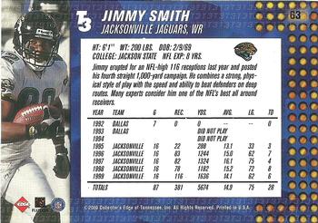 2000 Collector's Edge T3 #63 Jimmy Smith Back
